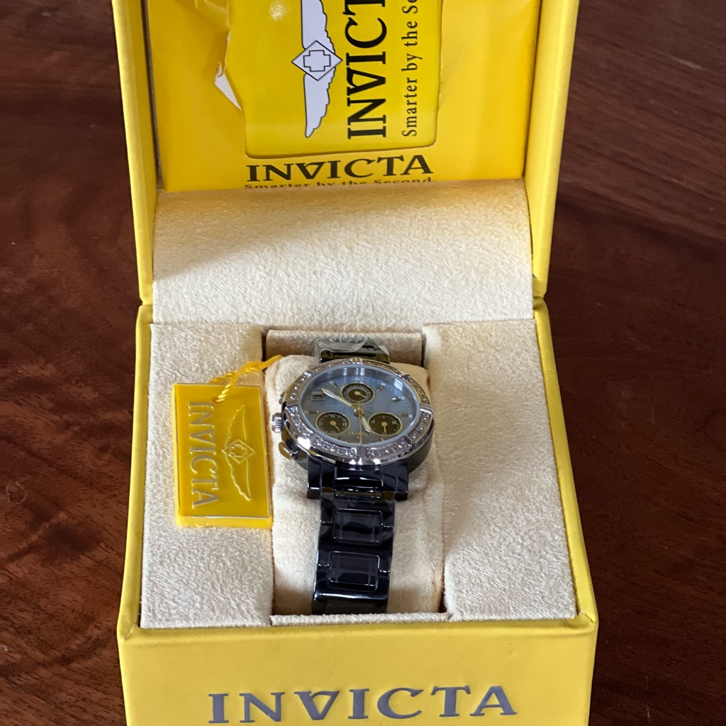 Womens Black Ceramic Watch